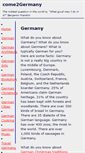 Mobile Screenshot of come2germany.net